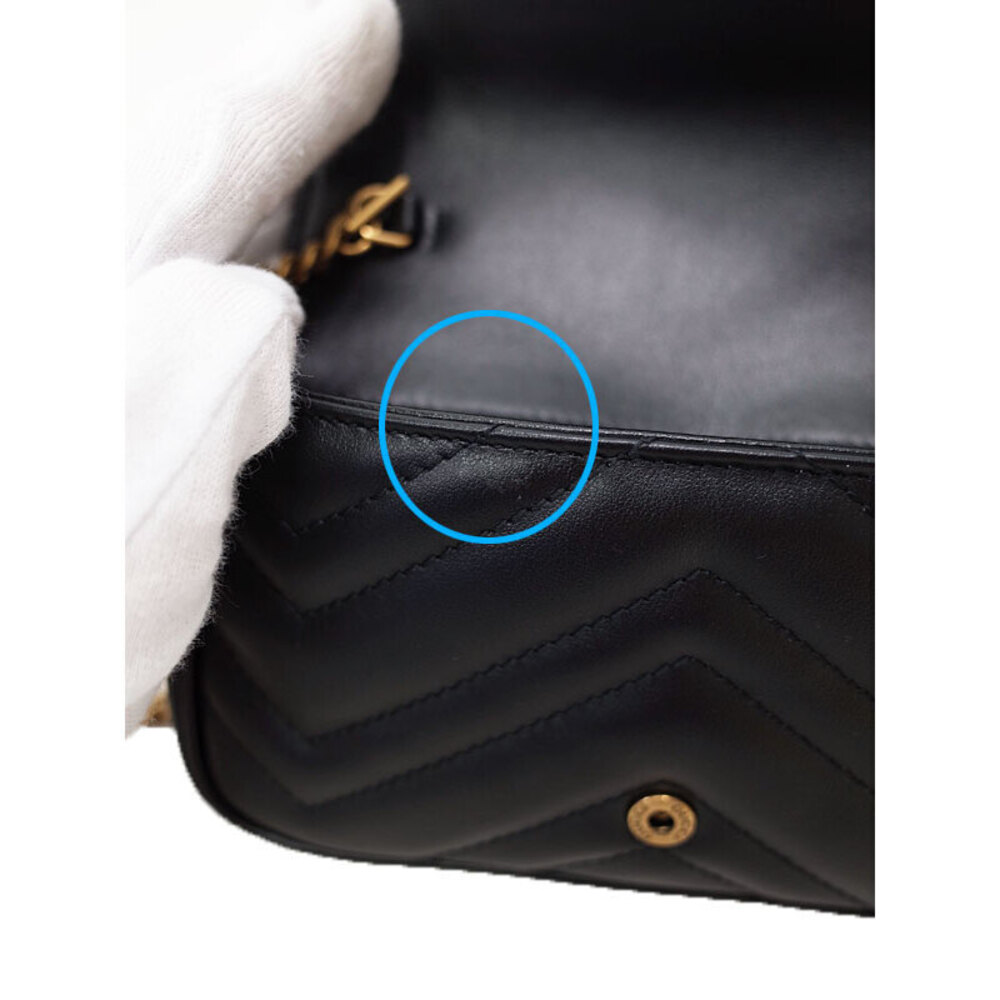 GUCCI GG Marmont Quilted Leather Super Bag Shoulder - Picture 6 of 9